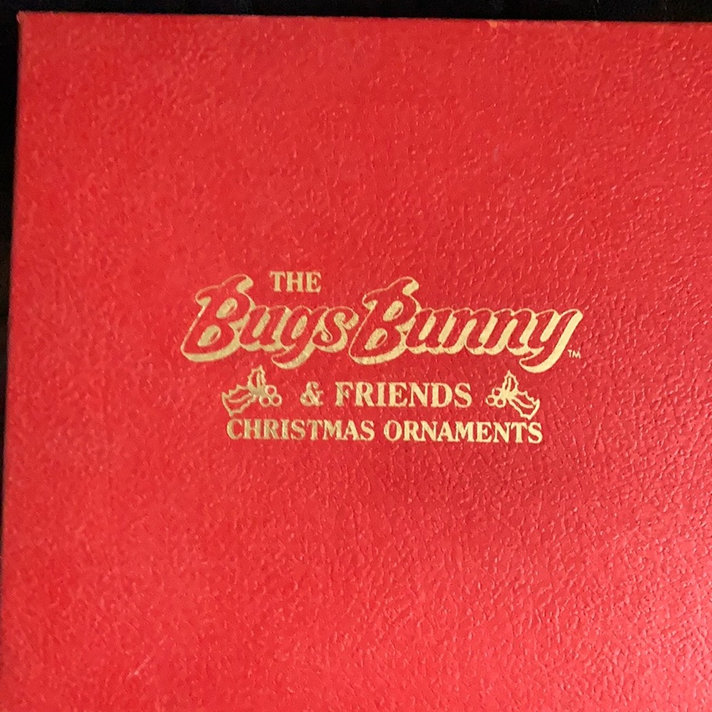 The bugs bunny and friends Christmas ornaments